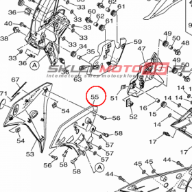 YAMAHA - WYPELNIENIE OWIEWKI nr: B5C2837M0000