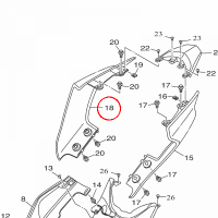 YAMAHA - OSLONA BOCZNA nr: B5GF174110P0