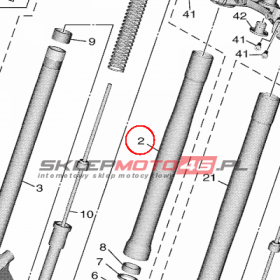 YAMAHA - RURA ZEW. AMORT. nr: B5U231260000