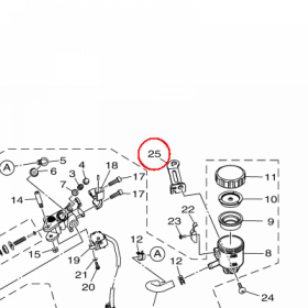 YAMAHA - STAY nr: B5Y2629K0000