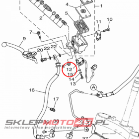 YAMAHA - wlacznik stopu nr: B67839800000