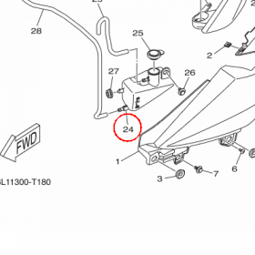 YAMAHA - ZBIORNIK WYROWNAWCZY nr: B74F18710000