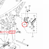 YAMAHA - UCHWYT nr: B74F741L0000