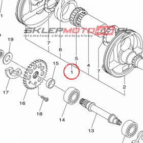 YAMAHA - WAL KORB. nr: B7B114000000