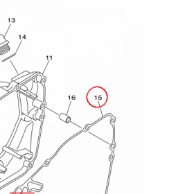 YAMAHA - uszczelka nr: B7B154620000
