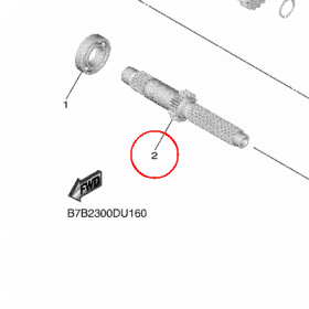 YAMAHA - WALEK SKRZYNI. B. nr: B7B174110000