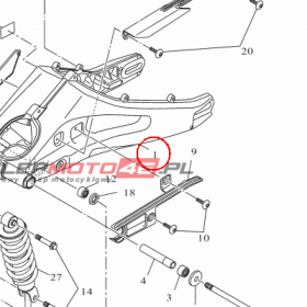 YAMAHA - WAHACZ nr: B7DF21100000