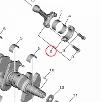 YAMAHA - KORBOWOD nr: B7N116500000