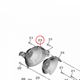 YAMAHA - PROTECTOR, COVER nr: B7N154990000
