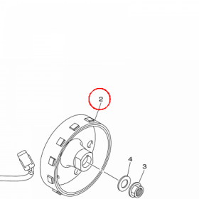 YAMAHA - WIRNIK nr: B7R814500100