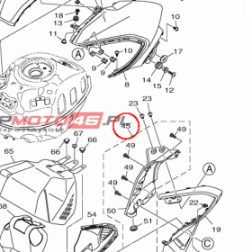 YAMAHA - SCOOP &amp; GUIDE AIR nr: B9TXF13700P5