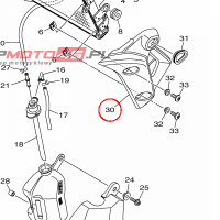 YAMAHA - OSLONA BOCZNA nr: BAT217310000