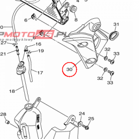 YAMAHA - OSLONA BOCZNA nr: BAT217310000