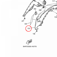 YAMAHA - OSLONA BOCZNA nr: BAT2413900P1