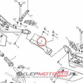 YAMAHA - REINF nr: BC6F62380000
