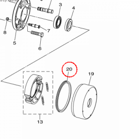 YAMAHA - RING 2 nr: BD3F53360000