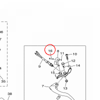 YAMAHA - PIN, LOCK 1 nr: BD3H39670000