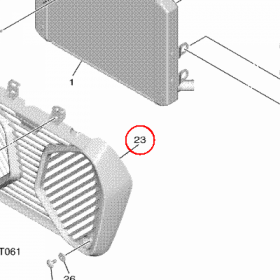 YAMAHA - WLOT POW. PLAST. nr: BD52837N0000