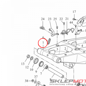 YAMAHA - REAR ARM ASSY nr: BEHF21000000