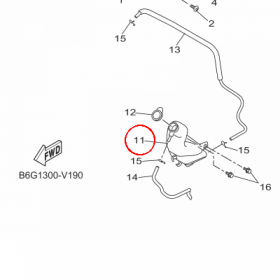 YAMAHA - ZBIORNIK WYROWNAWCZY nr: BK6F18710000