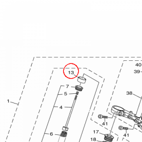 YAMAHA - TLOK AMORT. nr: BK6F31710000