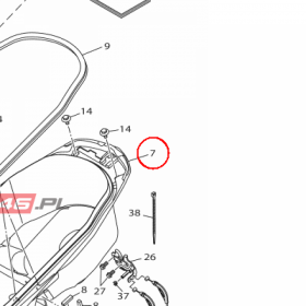 YAMAHA - SCHOWEK NARZEDZ. nr: BL1F473R0000