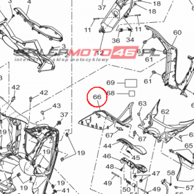 YAMAHA - WYPELNIENIE OWIEWKI nr: BL1F837M0000