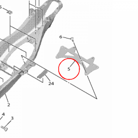 YAMAHA - REINF. COMP. nr: BN6216700000