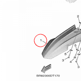 YAMAHA - blotnik nr: BR8215110000