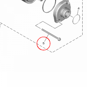 YAMAHA - SCREW nr: BR9818460000