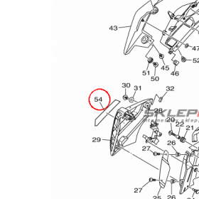 YAMAHA - NAKLEJKA nr: BS22173F7000