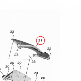 YAMAHA - WYPELNIENIE OWIEWKI nr: BX9F836L00P0
