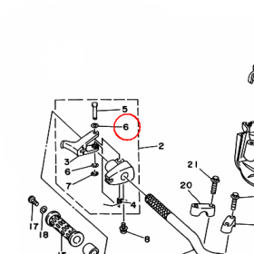 YAMAHA - WASHER nr: EW2672580100
