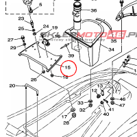 YAMAHA - BEAM, DECK 1 nr: F1BU89520100