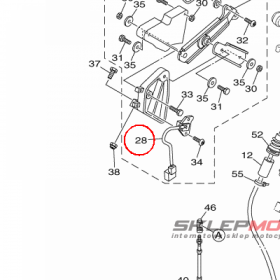 YAMAHA - REVERSE SENSOR ASSY nr: F1W6830K0000