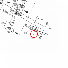 YAMAHA - WASHER nr: F1WU725E0000