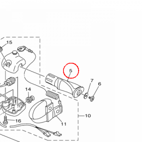 YAMAHA - GRIP, HANDLE nr: F2SU155D0300