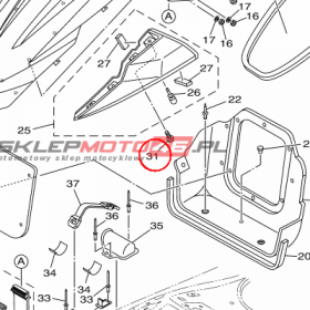 YAMAHA - SCREW nr: F2XU13C10000