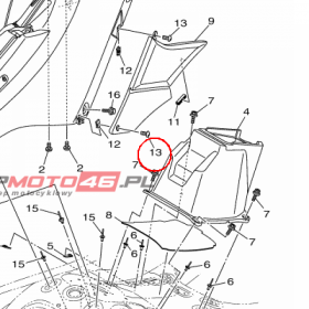 YAMAHA - SCREW nr: F4GU78230000