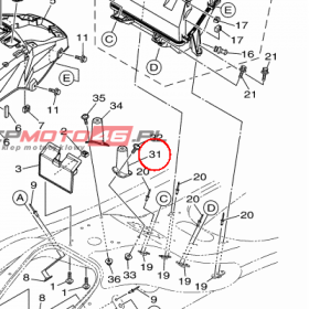 YAMAHA - RFM.,DASH BOARD 1 nr: F4NU974A0000