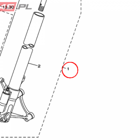 YAMAHA - AMORTYZATOR nr: 13S231021000