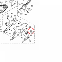 YAMAHA - EMBLEMAT nr: 1WDF413B0100