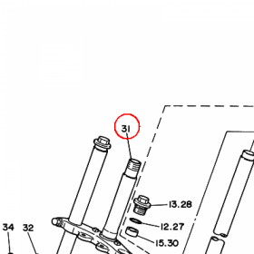 YAMAHA - polka dolna zaw. nr: 21W233400000