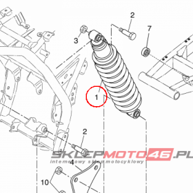 YAMAHA - amortzator nr: 22BF22102000