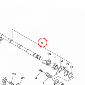 YAMAHA - WALEK ZM. BIEGOW nr: 2CR181010000 > 2CR181010100