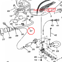 YAMAHA - HOSE nr: 4TR142940000