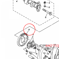 YAMAHA - ZEBATKA LANC. ROZRZ. nr: 5KM121760000