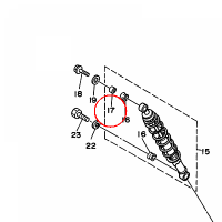 YAMAHA - PODKL. DYSTANS. nr: 5M0222530000