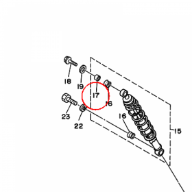 YAMAHA - PODKL. DYSTANS. nr: 5M0222530000