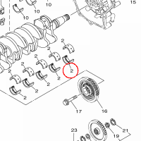 YAMAHA - panewka nr: 6LE114162000
